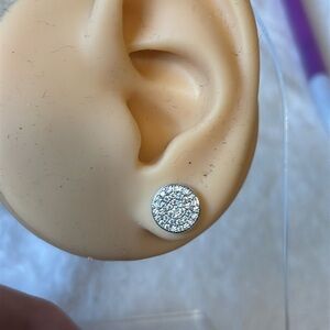 NEW 🩶 .50 Carat Moissanite Stud Earrings 925 Sterling Silver